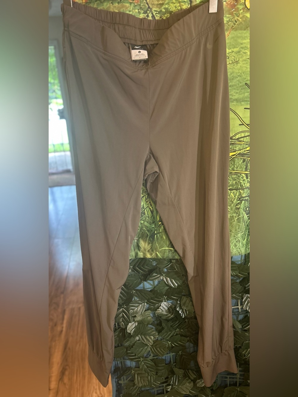 Nike Olive Green Dri-FIT Athletic Pants | Size: Large | Unisex